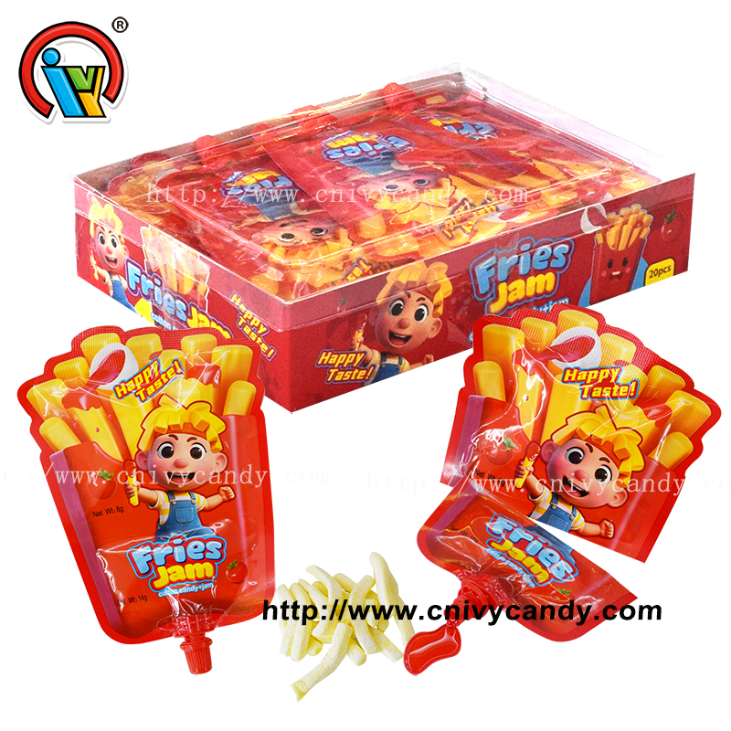 fries bag squeeze jam candy supplier