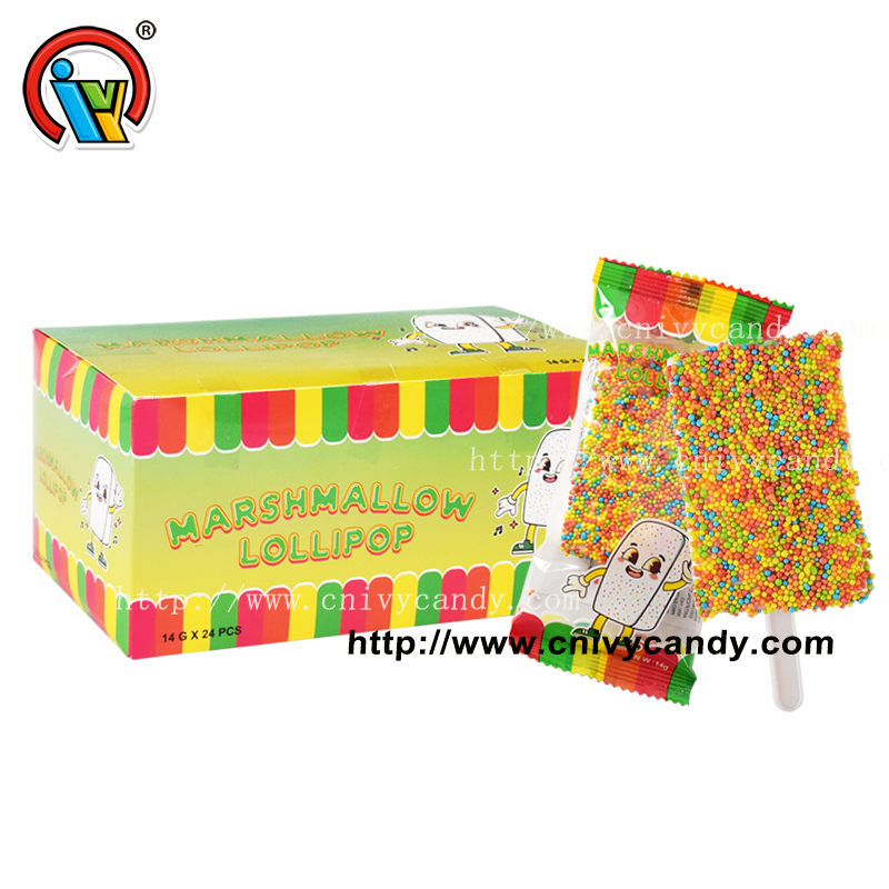 ice marshmallow lollipop candy factory