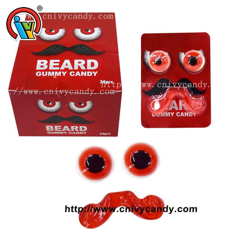 karamele gummy mjekër me karamele gome për sy importues