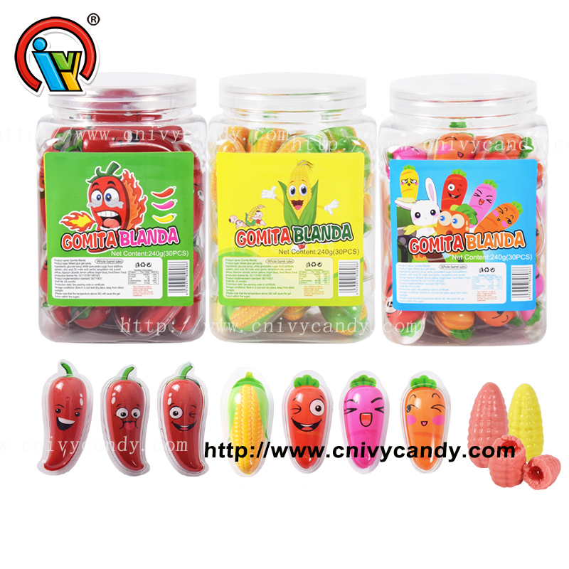 Syltetøyfylt gummy godterifabrikk
