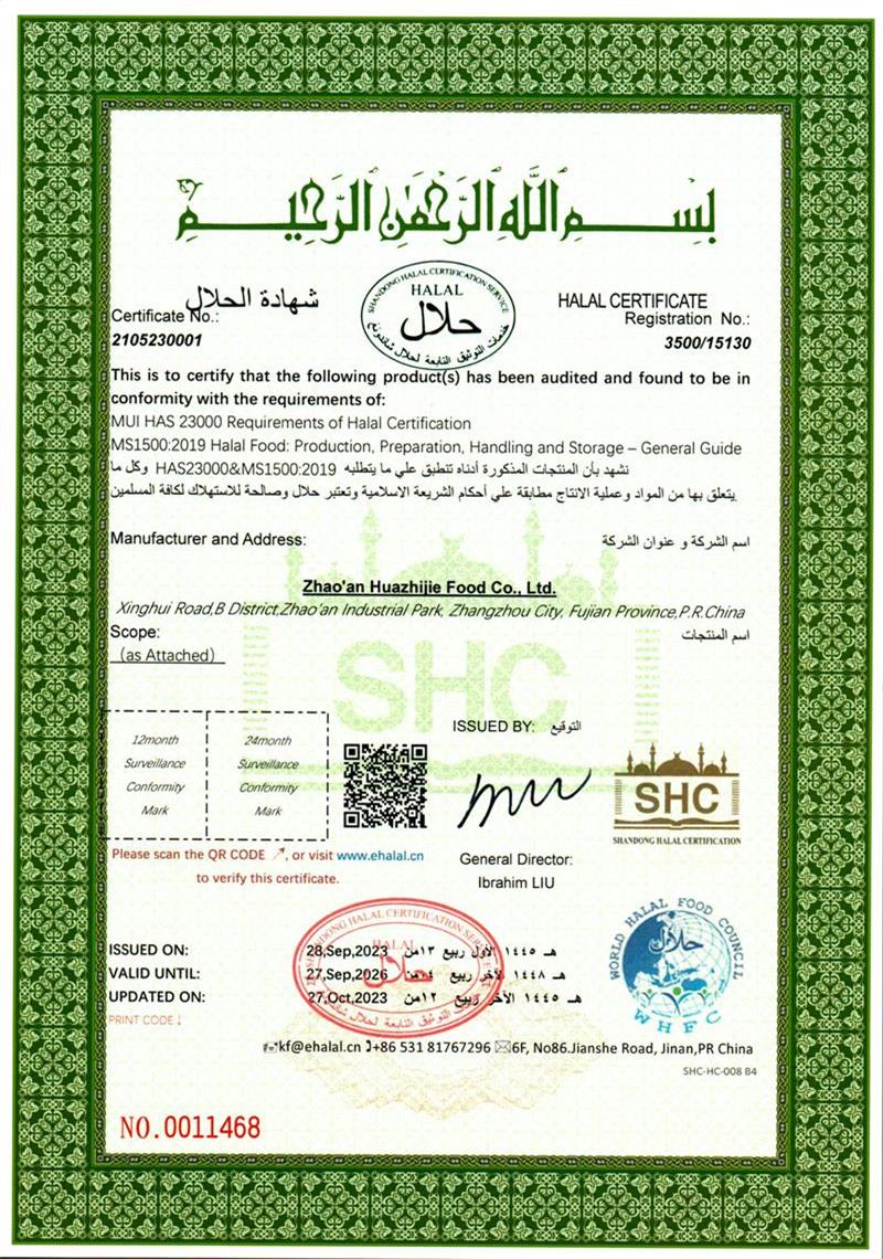 SHC Halal Certificate-1