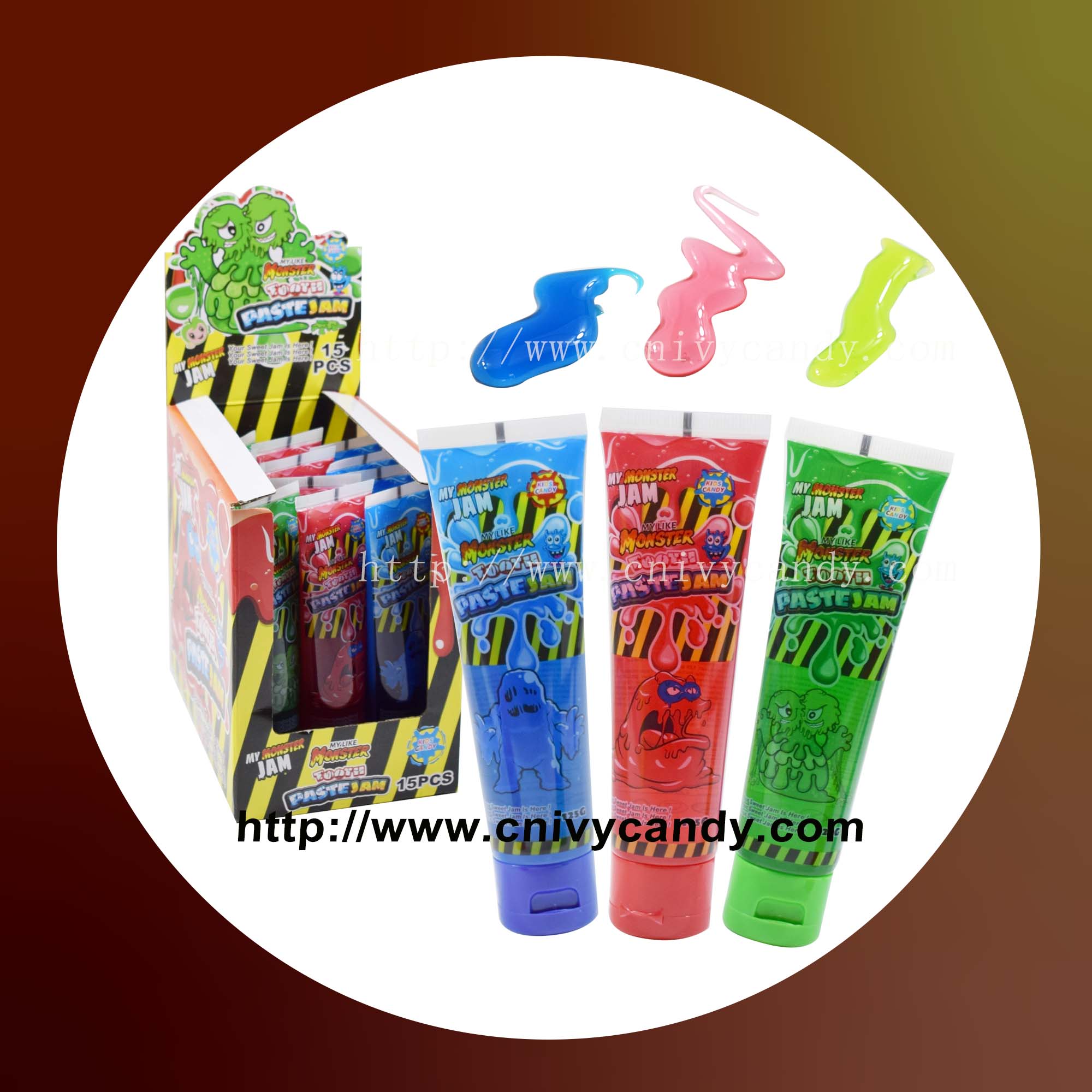 Mea kūʻai aku ʻo Squeeze Jam Liquid Candy