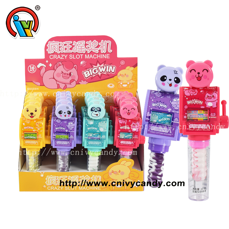 Slot Machine toy with candy supplier