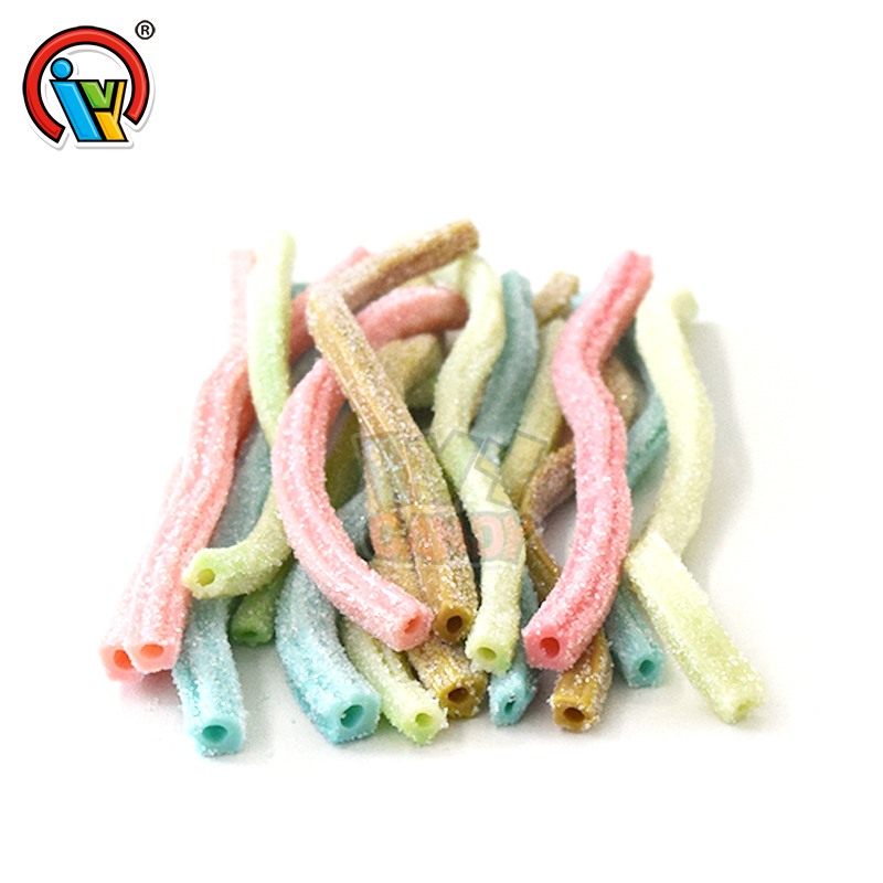 iquorice sour hollow tubes candy