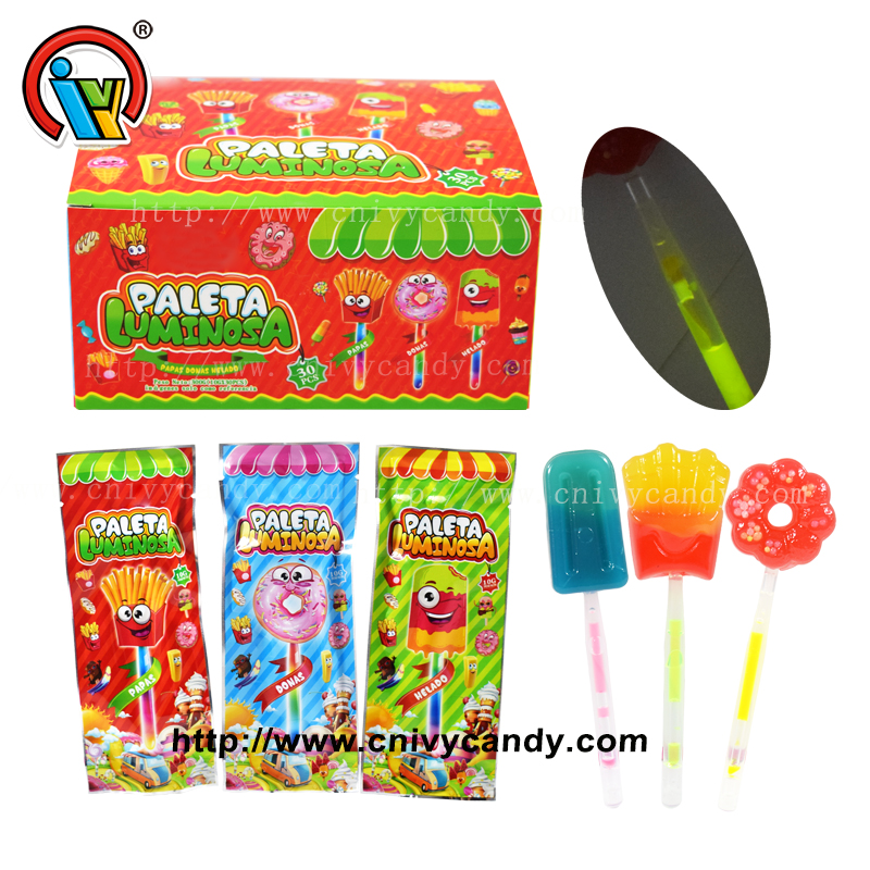 neon lollipop candy