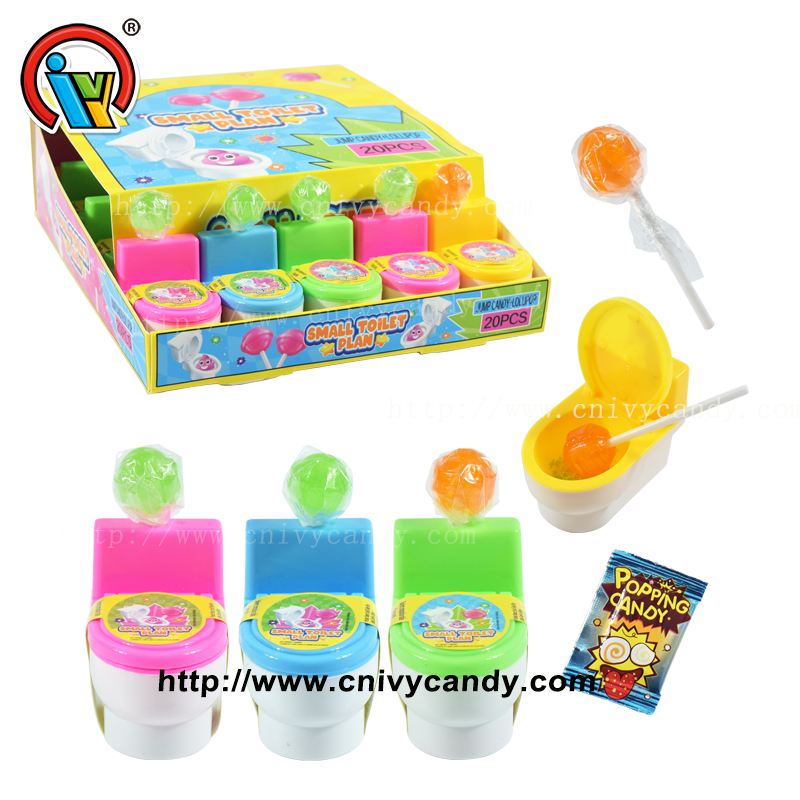 lollipop toilet candy