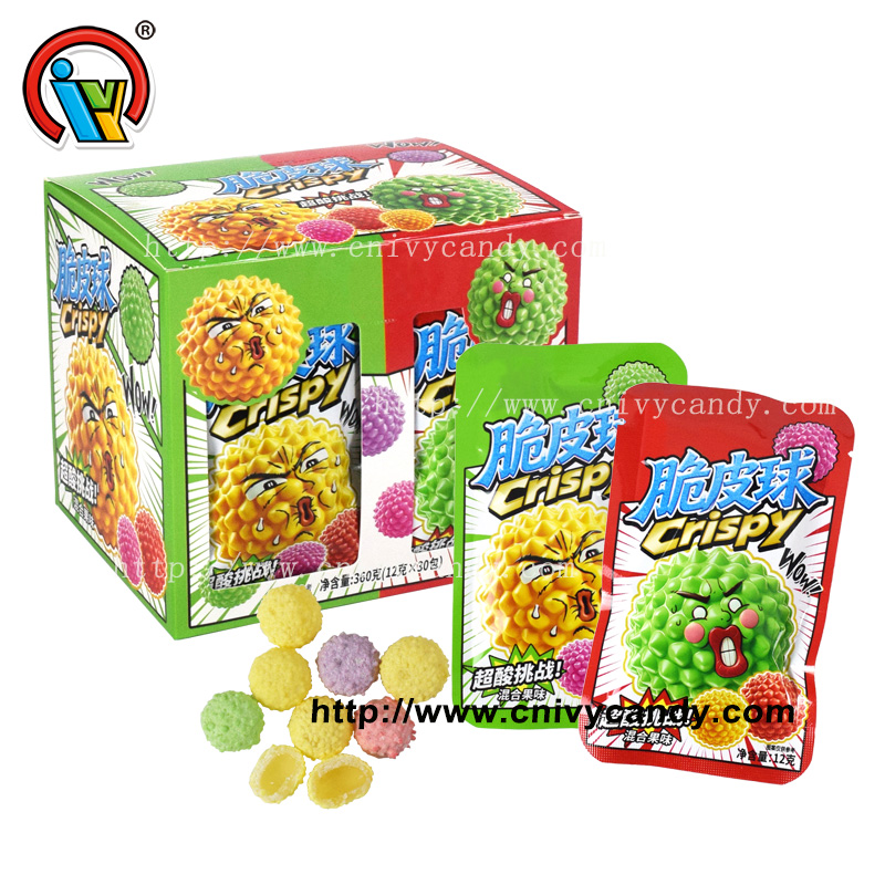 crispy crunchy gummy candy supplier