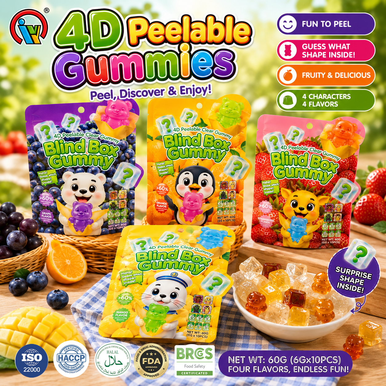 Peelable Gummy Candy supplier China