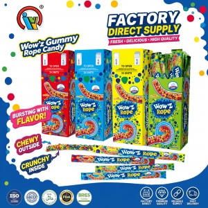 wowz gummy rope candy factory
